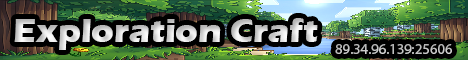 Banner for Explorationcraft Minecraft server