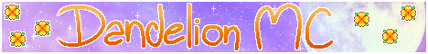 Banner for DandelionMC Minecraft server