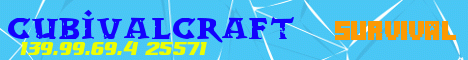 Banner for CubivalCraft Minecraft server