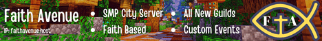 Banner for FaithAvenue Minecraft server