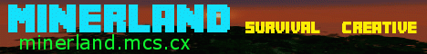 Banner for MINERLAND Minecraft server