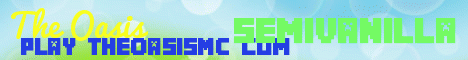 Banner for TheOasisMC Minecraft server
