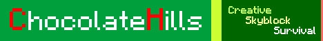 Banner for ChocolateHills Minecraft server