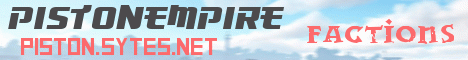 Banner for PistonEmpire Minecraft server