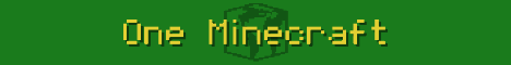 Banner for One Minecraft Minecraft server