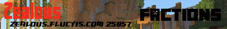 Banner for Zealous Minecraft server