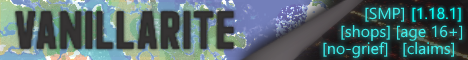 Banner for Vanillarite Minecraft server