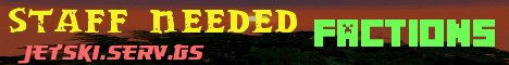 Banner for JetSki Network, need staff server