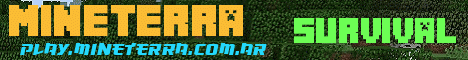 Banner for MineTerra Network Minecraft server