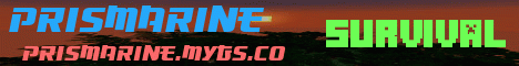 Banner for Prismarine Survival server