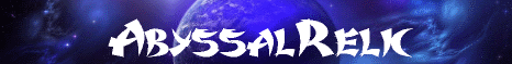 Banner for ♛ AbyssalRelicRPG Network ♛ Minecraft server