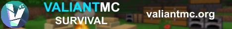 Banner for ValiantMC Minecraft server