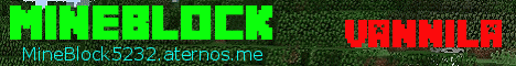 Banner for MineBlock Minecraft server