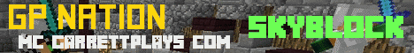 Banner for GP Nation Minecraft server