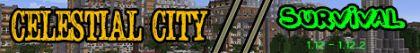 Banner for Celestial City Minecraft server