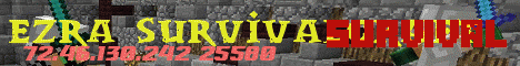 Banner for Ezra SurvivalCraft Minecraft server