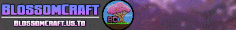 Banner for BlossomCraft Minecraft server