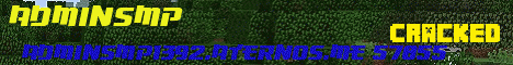 Banner for ADMINSMP Minecraft server