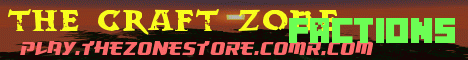 Banner for The Craft Zone Minecraft server