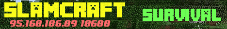 Banner for SlamCraft Minecraft server