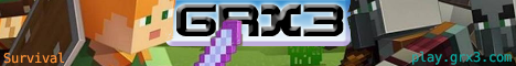 Banner for GRX3 Minecraft server