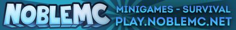 Banner for NobleMC Minecraft server