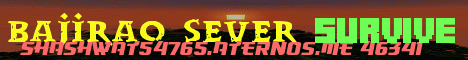 Banner for Bajirao's Minecraft Server (Cracked) server