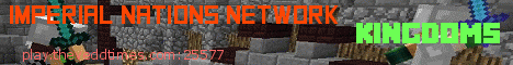 Banner for Imperial Nations Network Minecraft server