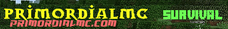 Banner for PrimordialMC Minecraft server