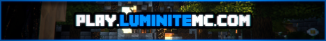 Banner for Luminite Factions Minecraft server