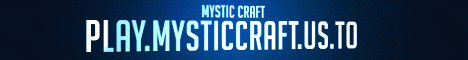 Banner for MysticCraft Minecraft server