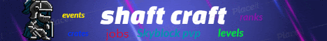 Banner for ShaftCraft Minecraft server