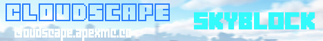 Banner for CloudScape Minecraft server