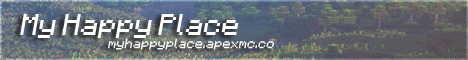 Banner for My Happy Place (OP Towny) Minecraft server