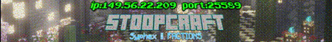 Banner for St00pCraft // Syphex Minecraft server