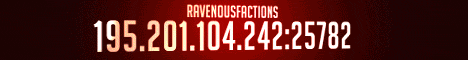 Banner for RavenousFactions Minecraft server