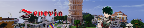 Banner for Zenevia Minecraft server