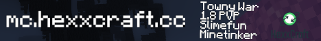 Banner for HexxCraft Minecraft server