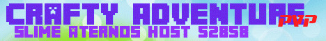 Banner for CraftyAdventure.aternos.me server