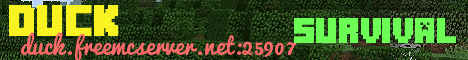 Banner for DuckSurvival Minecraft server