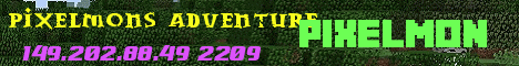 Banner for Pixelmon’s Adventure Minecraft server