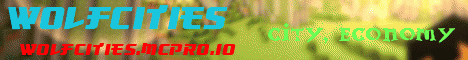 Banner for WolfCities Minecraft server