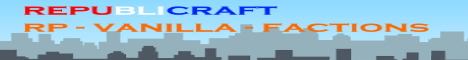 Banner for RepubliCraft Minecraft server