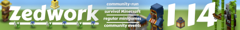 Banner for Zedwork Vanilla Minecraft server