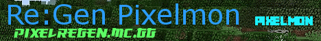 Banner for Re:Gen Pixelmon Minecraft server
