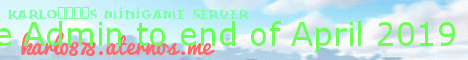 Banner for Karlo878's MiniGame server server