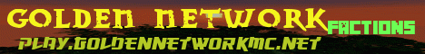 Banner for Golden Network Minecraft server