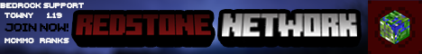 Banner for RedstoneMC server