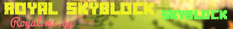 Banner for Royal Skyblock Minecraft server