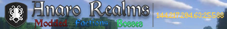 Banner for Anaro Realms Minecraft server